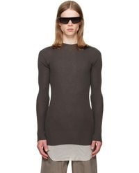 Rick Owens - Tower Ribbed Round Neck Sweater - Lyst