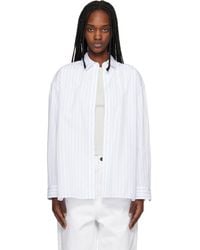 Maison Kitsuné - Striped Boyfriend Shirt - Lyst