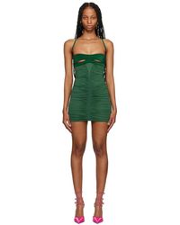 Mugler - Green Party Dress - Lyst
