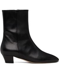Aeyde - Yasmin Leather Ankle Boots - Lyst