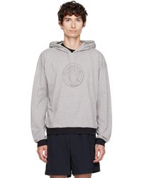Versace - Printed Cotton-Jersey Hoodie - Lyst