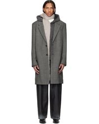 Acne Studios - Single-Breasted Wool Coat - Lyst