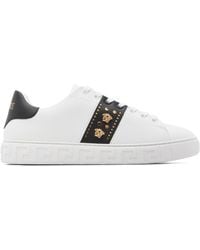Versace - Greca Embellished Nylon Sneakers - Lyst