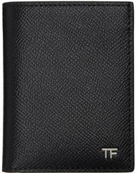 Tom Ford - Small Grain Leather Folding Card Holder - Lyst