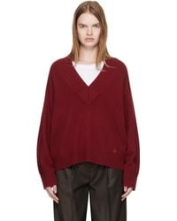 Loulou de Saison - Sage Lds V Neck Cashmere Sweater - Lyst