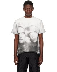 Adererror - T-shirt 02 noir et blanc à image - Lyst
