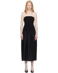 Rag & Bone - Irina Mixed-Media Midi Dress - Lyst