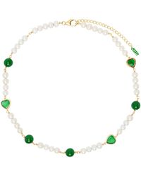 Veert - ' Onyx Freshwater Pearl' Necklace - Lyst