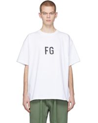 Fear Of God White Fg T-shirt