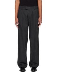 HUGO - Flannel Trousers - Lyst