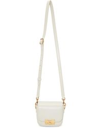 Saint Laurent White Mini Betty Satchel