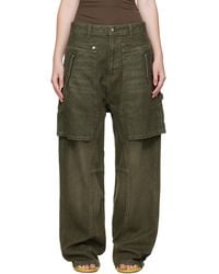 ANDERSSON BELL - Raptor Layered Wide-Leg Jeans - Lyst