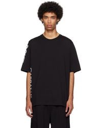 Dolce & Gabbana - T-shirt noir à logos imprimés - Lyst