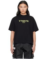 VTMNTS - 'paris' T-shirt - Lyst