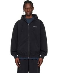 Vetements - Iconic Logo Zip-Up Hoodie - Lyst