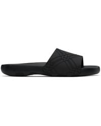 Burberry - Embossed Check Dive Slides - Lyst