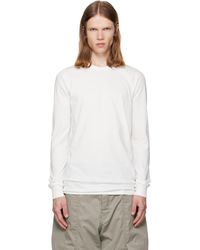 Rick Owens - Off- Tower Level L/S T-Shirt - Lyst