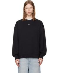 HUGO - Stacked-Logo Badge Cotton-Blend Sweatshirt - Lyst
