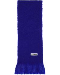 JIL SANDER+ PLAIN SCARF スカイブルー Jil Sander Plain Scarf in Green | Lyst UK