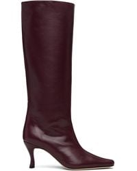 BY FAR - Burgundy Stevie 42 Knee-High Boots - Lyst