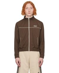 Sporty & Rich - Ssense Exclusive Brown Track Jacket - Lyst