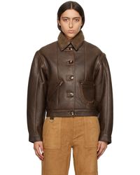 Saks Potts - Brown Maiken Leather Jacket - Lyst