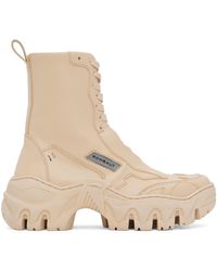 Rombaut - Ssense Exclusive Beige Boccaccio Ii Boots - Lyst