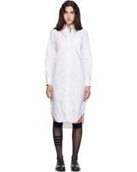 Thom Browne - Oxford Grosgrain Placket Shirt Dress - Lyst