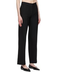 新品 TOTEME Novara トラウザーズ ブラック パンツ TOTEME Novara Tailored Trousers in Black | Lyst
