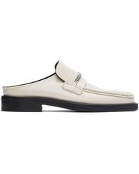 Martine Rose - Off-white Square Toe Loafers - Lyst