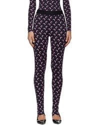 Marine Serre - Recycled Moon Jersey Stirrup Leggings - Lyst