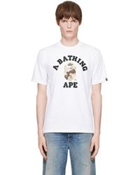 A Bathing Ape - Color Camo College T-Shirt - Lyst