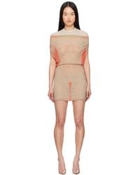 Jean Paul Gaultier - 'The Short Draped Body Morphing' Minidress - Lyst