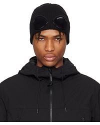 C.P. Company - Cotton Goggle Beanie - Lyst
