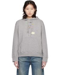 MM6 by Maison Margiela - Unbrushed Cotton Hoodie - Lyst