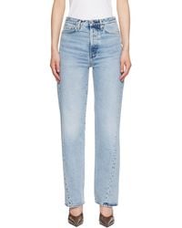 TOTEME - Twisted Seam Full Length Jeans - Lyst
