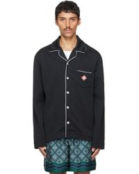 CASABLANCA - Raised Monogram Long Sleeve Shirt - Lyst