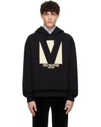 Valentino - Cotton 'Chez ' Print Hoodie - Lyst