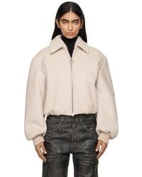 Acne Studios - Wool-Blend Bomber Jacket - Lyst