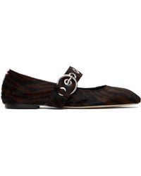 Aeyde - Uma Eyelet Mary-Jane Ballerina Flats - Lyst