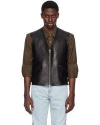 RECTO. - '80S Theo Rider Leather Vest - Lyst
