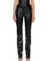 Courreges - Vinyl Straight Trousers - Lyst