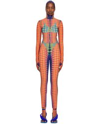 Jean Paul Gaultier - オレンジ Dots ジャンプスーツ - Lyst