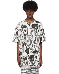 Vivienne Westwood - T-Shirt Surdimensionné Blanc Et Noir - Lyst