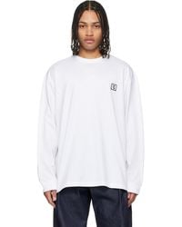 WOOYOUNGMI - Long Sleeve Logo T-Shirt - Lyst