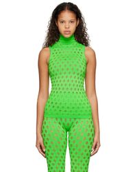 Maisie Wilen - Perforated Tank Top - Lyst