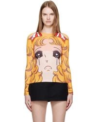 Pushbutton - Ribbon Jersey Crying Girl T-Shirt - Lyst