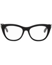 Stella McCartney - Black Cat-eye Glasses - Lyst