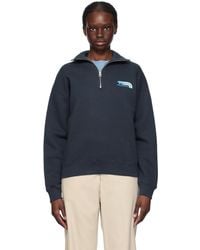 Maison Kitsuné - ネイビー Flash Fox スウェットシャツ - Lyst
