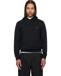 BOSS - Cotton-Terry Logo Patch Hoodie - Lyst